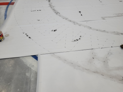 Šablona - logo na ledové ploše #7