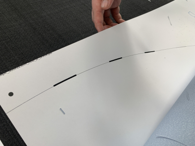 Šablona - logo na ledové ploše #3